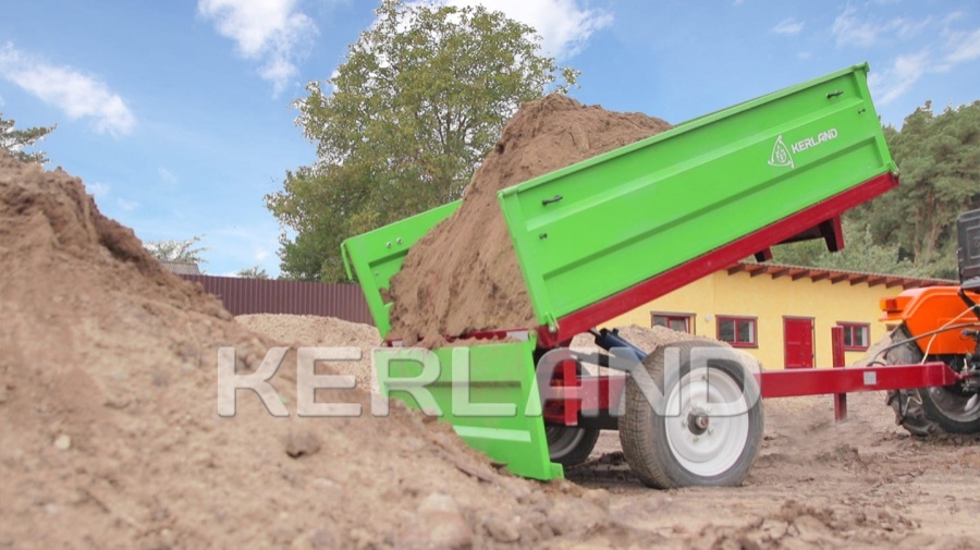 Прицеп Kerland | Керланд П-3210 с ПСМ к трактору (самосвальный)