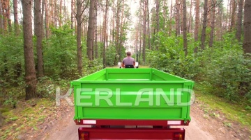 Прицеп Kerland | Керланд П-3210 с ПСМ к трактору (самосвальный)