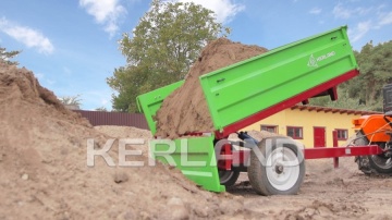 Прицеп Kerland | Керланд П-3210 с ПСМ к трактору (самосвальный)